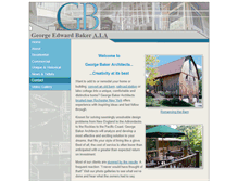 Tablet Screenshot of georgebakerarchitects.com